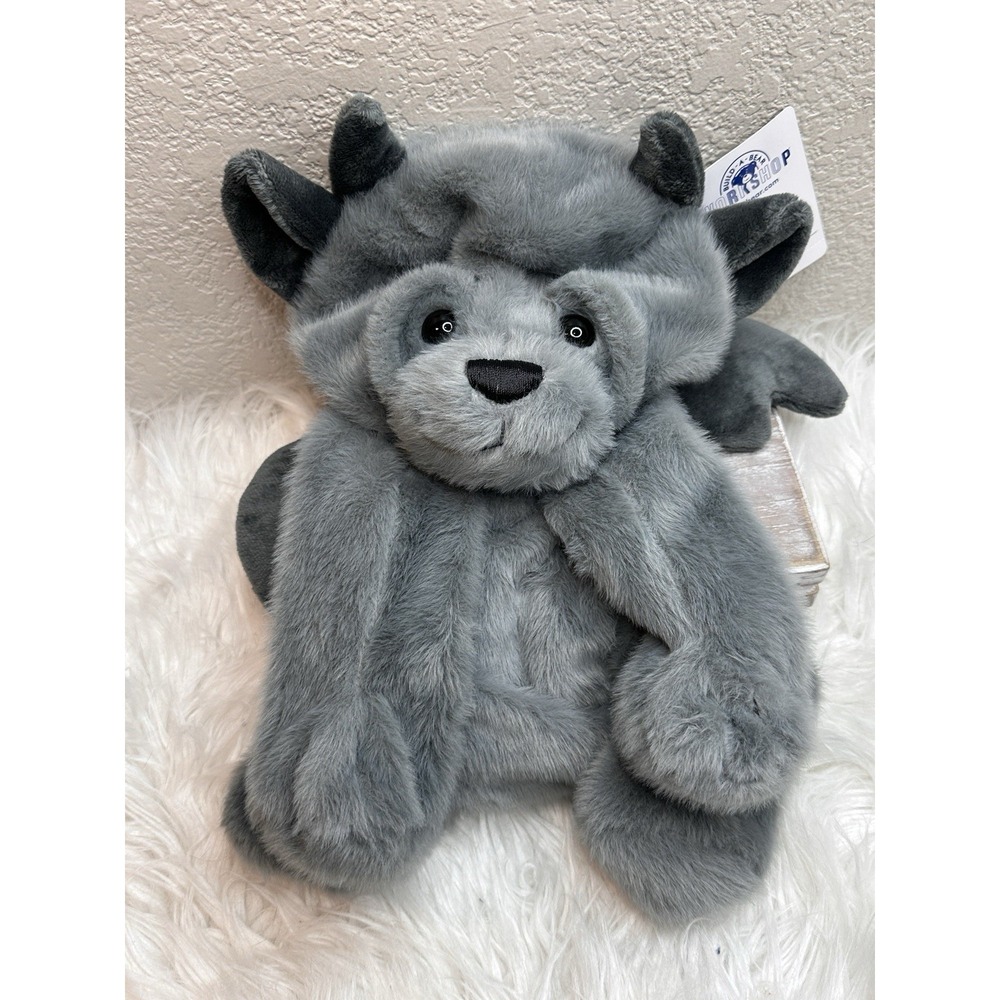 $129 🌙 NEW Build A Bear Gargoyle Bear Gray 12" Plush W/ Tags 2026 Legends BAB